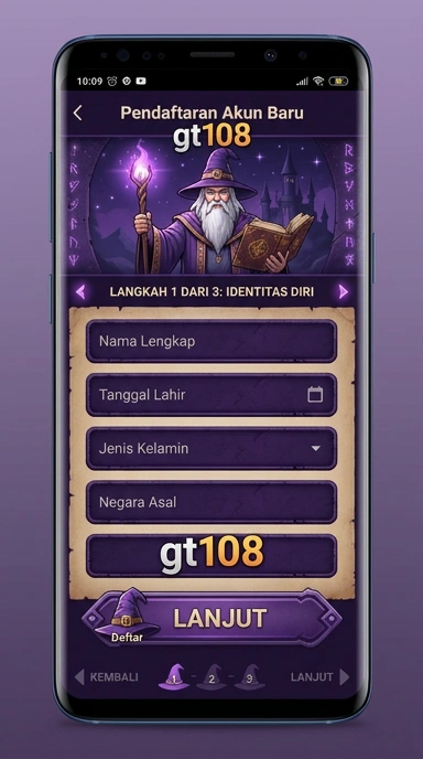 Buat Akun Baru gt108 untuk Pengguna Android Indonesia