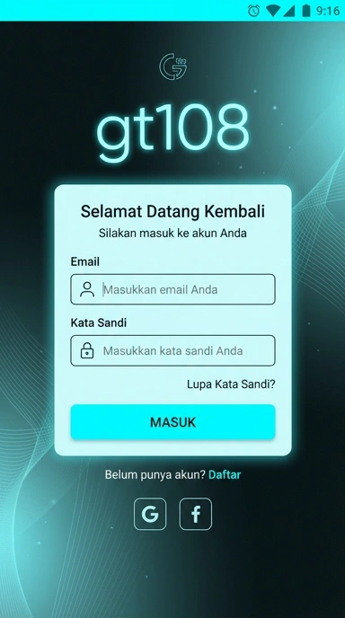 Panduan Mudah Masuk Akun gt108 di Android