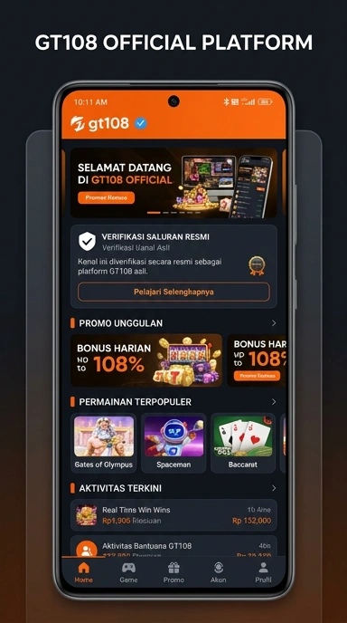 Kanal Resmi gt108 untuk Pengguna Android Indonesia
